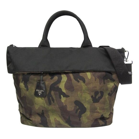 Prada Reversible Multicolour Canvas Tote Bag (Pre-Owned) - Picture 1 of 14